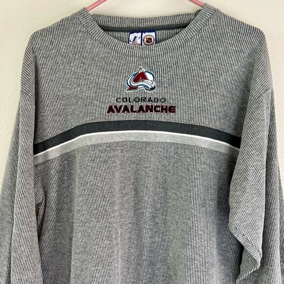 Vintage Colorado Avalanche NHL 90s hockey embroidered logo sports long sleeve M​ - Picture 2 of 9